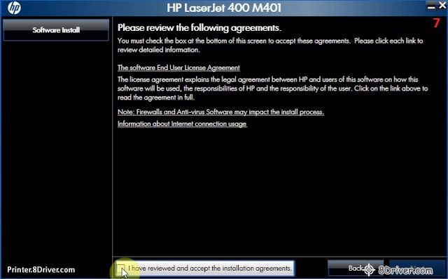 download HP LaserJet 8000 Multifunction Printer series driver 7